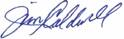 Jim Caldwell signature