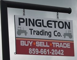 Pingleton Trading Company sign 