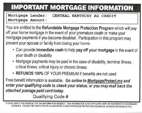 mortgage card