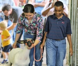 Child with Lamb