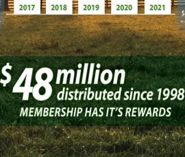 For the 25th Consecutive year Ag Credit has distributed patronage checks.