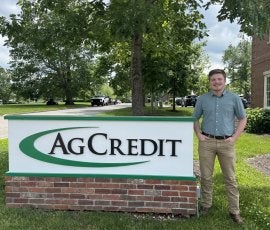 Wolf interns at Ag Credit
