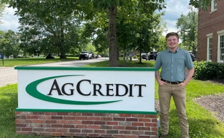 Wolf interns at Ag Credit